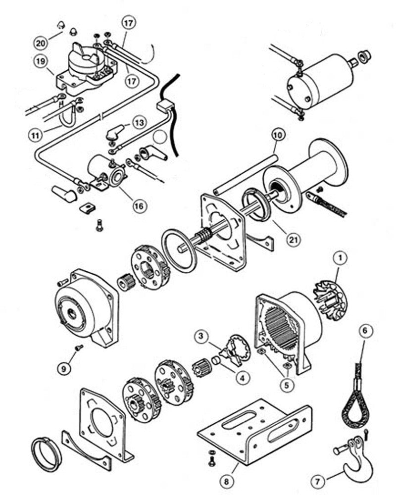 Winch Replacement Retro-fit Brake Kit