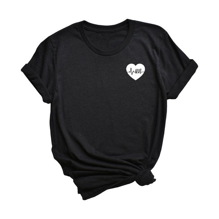 RN ECG Heart T-Shirt