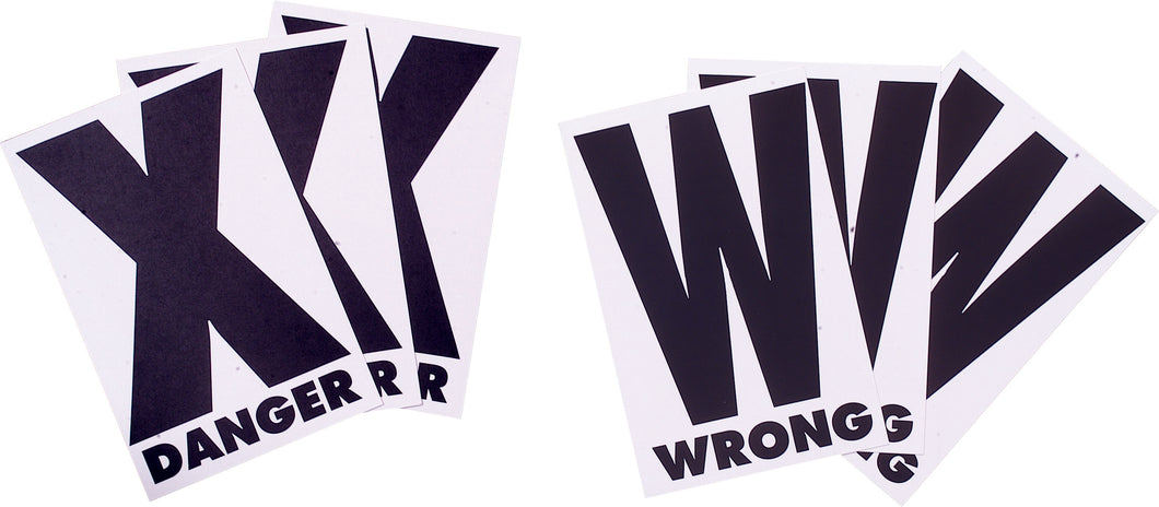 Course Marking X/W Cards